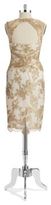 Thumbnail for your product : Badgley Mischka Gold Lace Dress