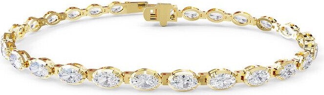 Lab Grown Diamonds 18K Vermeil 4.82 ct. tw. Lab-Grown Diamond Tennis Bracelet