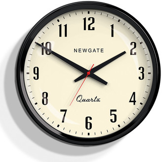 Newgate Clocks - Large Mechanic Clock - Black