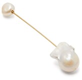 Thumbnail for your product : ALBUS LUMEN Baroque Pearl Pin Brooch - Pearl