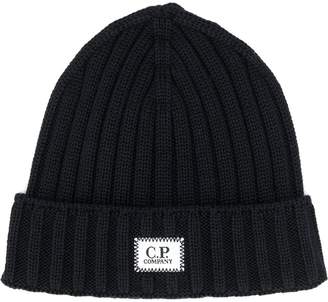 C.P. Company cable knit beanie