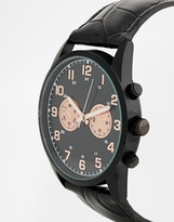 Thumbnail for your product : ASOS Watch With Rose Gold Dials