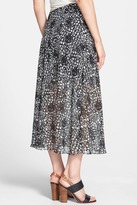 Thumbnail for your product : Vince Camuto Scribble Graphic Chiffon Maxi Skirt