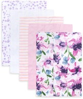 Thumbnail for your product : Burt's Bees Watercolor Daylily Organic Baby Burp Cloth 5 Pack