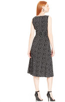Thumbnail for your product : Jessica Howard Sleeveless Polka-Dot Midi Dress