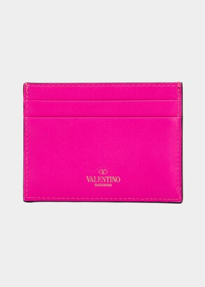 Valentino Garavani Studded Leather Thin Card Case
