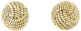 Thumbnail for your product : Brooks Brothers Textured Knot Button Earrings