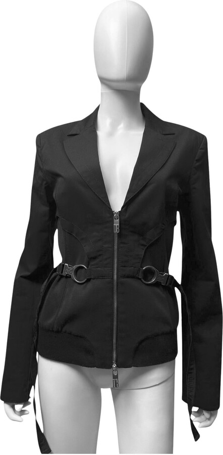Dirk Bikkembergs S/s 2005 Black Utility Bondage Blazer