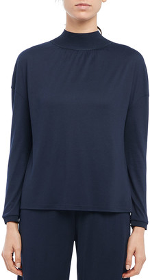 Theory Lounge Luxe Knit Ribbed Top