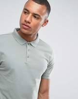 Thumbnail for your product : Selected Polo In Khaki