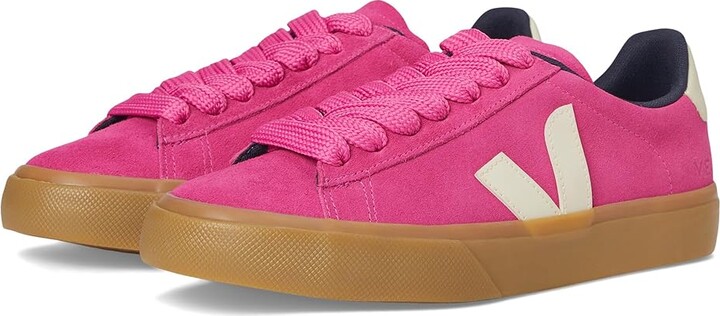 Veja Campo Bold Women's Shoes Pink/Pierre/Natural : EU 37 (US Women's 6) M, Suede