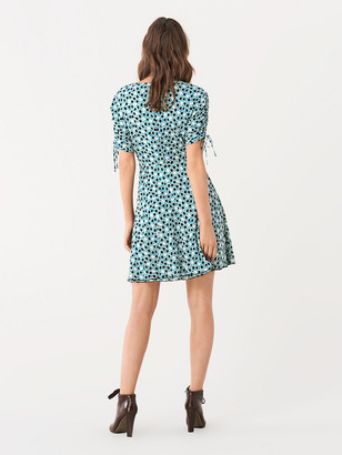Diane von Furstenberg Carin Tissue Jersey Mini Dress