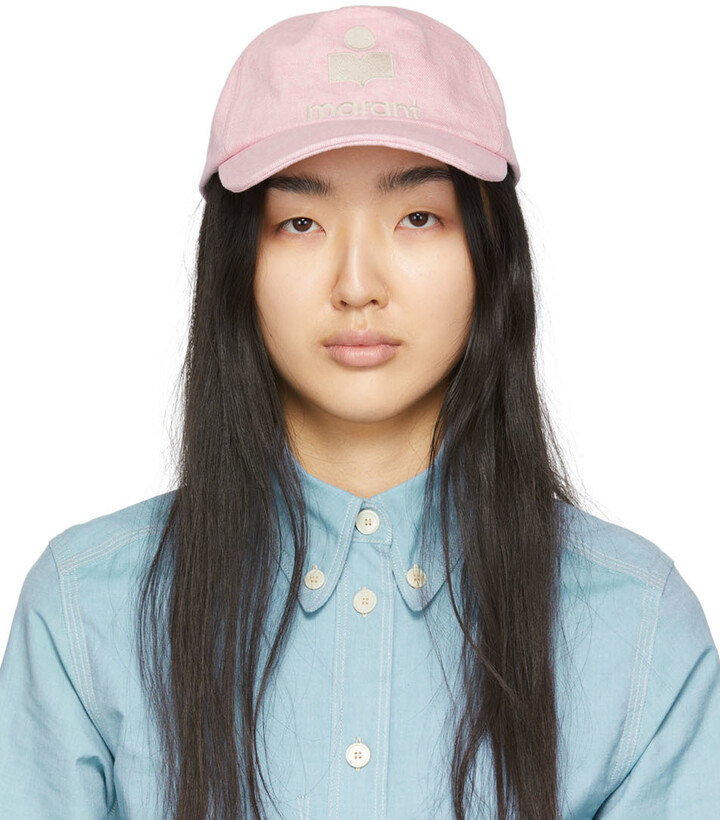Pink Multi Tyron Logo-embroidered Checked Baseball Cap MATCHESFASHION Women Accessories Headwear Caps Womens 