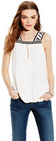 Thumbnail for your product : Vince Camuto Neckline Embellished Blouse
