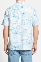 Thumbnail for your product : Tommy Bahama Island Modern Fit Silk Blend Campshirt