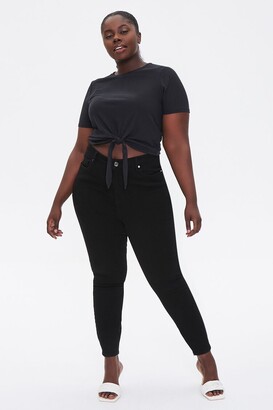 Forever 21 Plus Size Knotted Self-Tie Tee