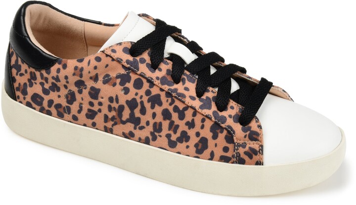 Journee Collection Foam Erica Sneakers (Leopard) Women's Shoes ShopStyle