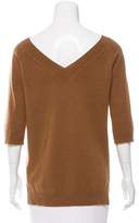 Thumbnail for your product : Max Mara Cashmere Three-Quarter Sweater