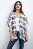 Thumbnail for your product : Araceli Embroidered Cotton Kimono Cardigan