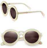 Thumbnail for your product : Karen Walker Joyous Plastic Round Sunglasses/Gold Mirror
