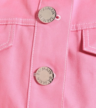 Balmain Embossed-Buttons Four-Pocket Denim Jacket - ShopStyle