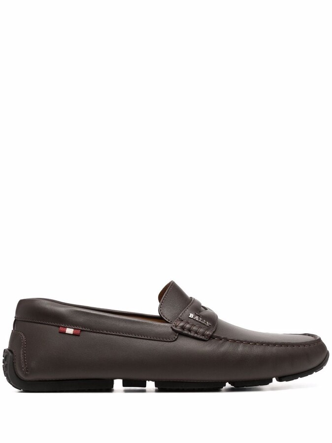 Men Leather Bally Loafers | Shop the world's largest collection of 