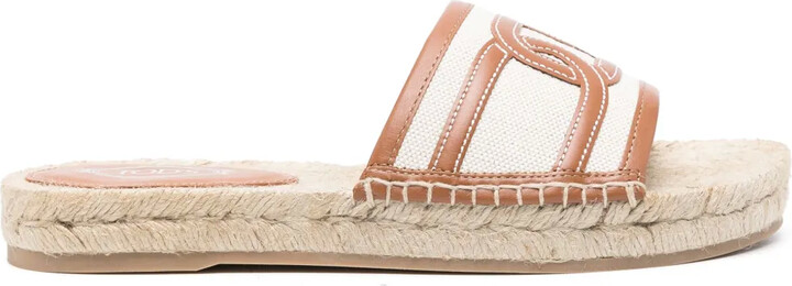 Tod's Catena logo-embroidered espadrilles