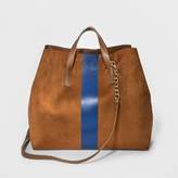 Thumbnail for your product : Who What Wear Women's Faux Suede Tote Handbag Tan