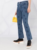 Thumbnail for your product : Stella McCartney Star Print Flared Jeans