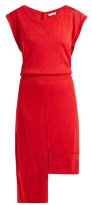 Altuzarra Triomphe Asymmetric Hem Dress - Womens - Red
