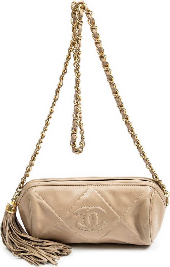 chanel gold crossbody bag