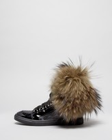 Thumbnail for your product : MCM Lace Up High Top Sneakers