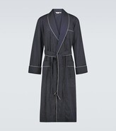Thumbnail for your product : Derek Rose Plaza cotton robe