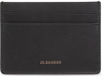 Jil Sander Tangle leather wallet - ShopStyle 