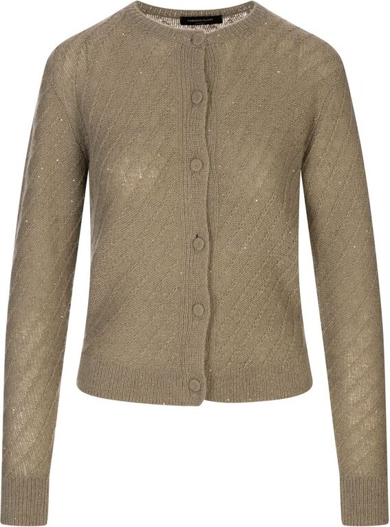 Green Crochet Sweater ShopStyle