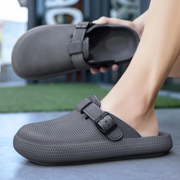 pdmcms Men & apos;s Slippers EVA Slip On Casual Walking Shoes Men Casual Baotou Half Slipper Comfortable Soft Household Sandals