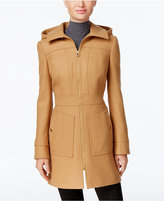 Thumbnail for your product : MICHAEL Michael Kors Hooded Wool-Blend Coat, Only at Macy's