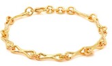 Thumbnail for your product : Joelle Kharrat - Linked Gold-plated Ankle Bracelet - Gold