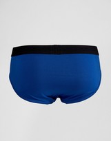 Thumbnail for your product : Diesel Logo Waistband Briefs In 3 Pack With Stripe