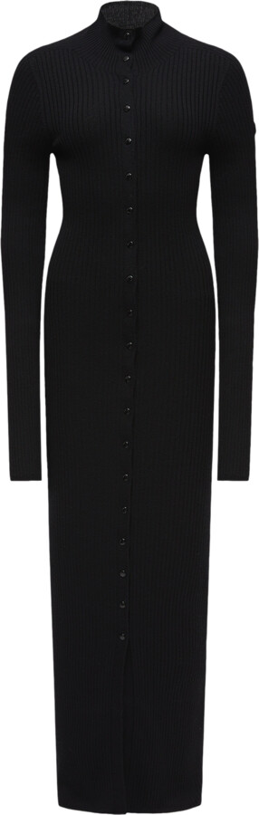 Moncler X Edward Enninful Moncler X Ee72 By Edward Enninful Wool Turtleneck Dress, Women,