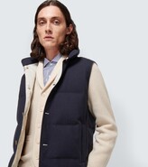 Thumbnail for your product : Brunello Cucinelli Wool-blend down vest
