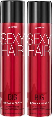 Sexy Hair Big Spray & Play Volumizing Hairspray 10 oz (2 Pack) Womens