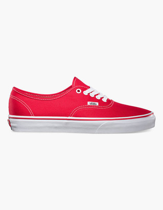 vans authentic red mens