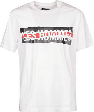 Les Hommes Logo Print T-shirt