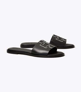 tory burch slides black