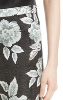 Thumbnail for your product : St. John Textured Floral Print Capri Pants