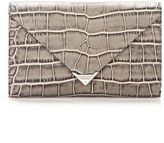 Thumbnail for your product : Alexander Wang Prisma Envelope  Wallet In Oyster With Rhodium