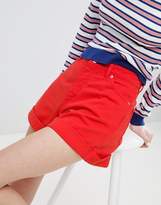 Thumbnail for your product : Monki Turn Up Mom Denim Shorts