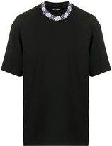 Thumbnail for your product : Acne Studios face motif mock-neck T-shirt