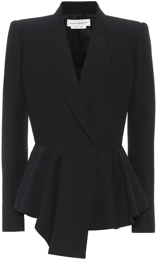 alexander mcqueen peplum jacket